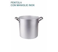 PENTOLA In Alluminio Ø cm 20 X18H 2 MANICI Spessore mm 2 Padella Pentole Agnelli