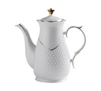 Pentola in ceramica, piccole pentole in rame, caffettiera in porcellana, bollitore da 1,6 l, elegante design in stile reale, for acqua, scaldalatte for cucina di hotel e ristoranti