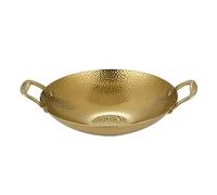 Pentola in ceramica, piccole pentole in rame, padella for paella in acciaio inossidabile, antiaderente non rivestita, piccola pentola for noodles