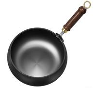Pentola in ferro non rivestita forgiata a mano Big Belly Pot Pentola per una cottura versatile (senza coperchio)