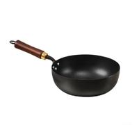 Pentola in ferro non rivestita realizzata a mano, grande pancia, per una versatilità culinaria (vaso da 28 cm)