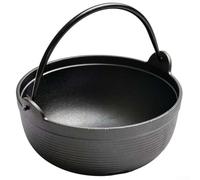 Pentola in ghisa naturale per cucinare e pulire la salute (pentola singola da 25 cm)