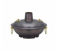 Pentola in Ispessito Pentola Casseruola con Conduttività Termica Uniforme Doppio Divisorio per Cucinare Due Sapori Struttura, 30cm, style to 1