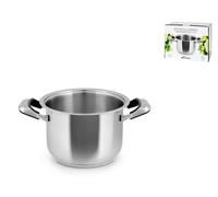 Pentola Inox 2 Manici Classic Cm22x15,5 Inoxpran