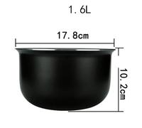 Pentola interna for cuociriso da 1,2 l/1,6 l/2 l, compatibile con Midea, mini accessori for pentola interna(2PCS)