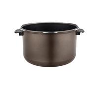 Pentola interna for cuociriso elettrica pentola a pressione elettrica compatibile con Midea in acciaio spesso con manico, pentola interna MY-HT5077P, accessori for pentole antiaderenti, 5 l, parti