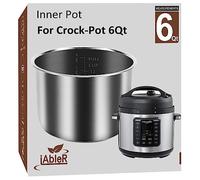 Pentola interna per pentola a pressione da 6 litri, in acciaio inox, per pentola a pressione da 6 litri, 2100467, accessori