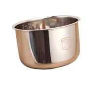 Pentola Interna Sostitutiva For Cuociriso Multifunzione 4L-6L 304 | Pentola Interna Resistente In Acciaio Inossidabile, Sostitutiva Del Multicooker Domestico(160mm 6L)