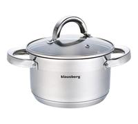 Pentola Klausberg 24 cm Acciaio Inox 6L Induction con Coperchio
