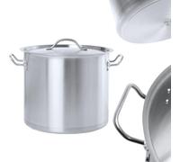 Pentola media con coperchio della linea Budget, 24 l, 360x240 - Hendi 832844