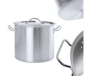 Pentola media con coperchio della linea Budget, 24 l, 360x240 - Hendi 832844