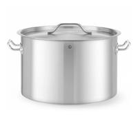 Pentola media con coperchio della linea Budget, 32 l, 400x260 - Hendi 832851