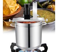 Pentola Mescolatrice Automatica per Salse - 4 Dimensioni (20L-60L) con Lame Regolabili e Raschiatura del Fondo | Attrezzatura per Marmellate/Ripieni/Salse - Compatibile con Tutti i Fuochi,40L