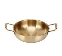 Pentola noodle - pentola in acciaio inossidabile portatile leggero per stufa a gas e a induzione, addirittura riscaldando l'uso del campeggio per la pasta di pasta di ramen (type 6)