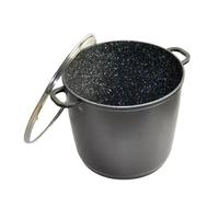 Pentola pentola casseruola coperchio in vetro ghisa induzione Ø28 cm Cheffinger