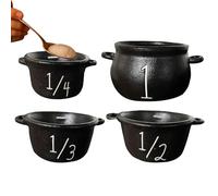 Pentola per calderone di Halloween, misterioso misurino per cucina, decorazione gotica di Halloween, per feste a tema scheletro, dolcetto o scherzetto, giochi quotidiani