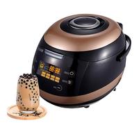 Pentola per cottura automatica di perle di tapioca, 5 l, pentola per cottura commerciale con perle di tapioca, funzionamento multifunzione con touch screen, per Bubble Tea, tè al latte e sago