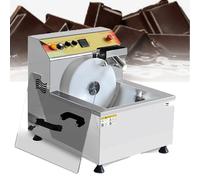 Pentola per fondere cioccolato commerciale con distributore automatico e tavola vibrante, in acciaio inox per temperare e riscaldare, ideale per la produzione professionale di cioccolato