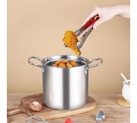 Pentola per friggitrice con scolapiatti per olio da cucina Pentola per