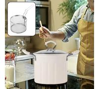 Pentola per friggitrice Pentola per tempura giapponese Cucina con cestello