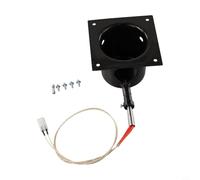 Pentola per fuoco smaltata in porcellana resistente e kit di accensione per griglie Traeger 200 W Hot Rod con fusibile e viti compatibile con la maggior parte dei modelli di barbecue a pellet