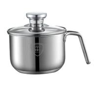 Pentola Per Il Latte Pentola In Acciaio Inossidabile Da 2400 Ml Con Beccuccio Per Il Latte Scalda Con Manico In Vetro Per Salse Bollenti Sughi Pasta