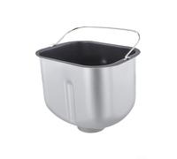 Pentola per il pane in acciaio inossidabile compatibile con Morphy Richards 48261 48280, parte di ricambio per secchio da forno antiaderente, altezza 190 mm (nero T1)