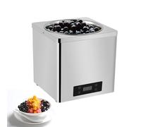 Pentola per la macchina per tapioca calda perle, zuppa di acciaio inossidabile commerciale da 600 W, macchina a temperatura elettrica al cioccolato, per la ristorazione e il negozio di tè al latte 3L