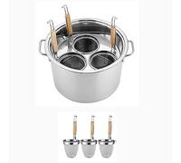 Pentola per la Pasta in Acciaio Inox con scolapasta e divisorio: Facile da scolare, Versatile, Adatta all'Uso Domestico e al Ristorante, Perfetta per Cucinare Pasta, Noodles e Altro Ancora.