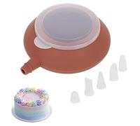 Pentola per la preparazione dei Macarons in silicone, Penna per decorare, con 5 punte di ugello per Cuocere decorare la torta in crema di pasticceria