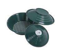 Pentola per la Ricerca Dell'oro, Kit per la Panoramica Dell'oro 3 Pezzi, Plastica Azionato a Mano Vaschetta Rotonda per Il Lavaggio in Oro Attrezzature per L'estrazione Dell'oro