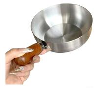 Pentola per latte con beccuccio per alimenti per bambini e budino, 16 cm | Acciaio inox 18/10, sicuro e sano, non brucia, ideale per latte e alimenti per bambini, facile da pulire