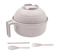 Pentola per microonde - per microonde | Ciotole per noodle portatili con cucchiaio per bacchette | per noodle veloce lavabile in lavastoviglie per camera da letto