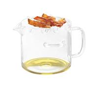 Pentola per pancetta per microonde, di cottura in resistente al calore, per cottura rapida di pancetta, strumento per riscaldare da cucina, cucina per colazione facile