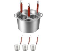 Pentola per Pasta in Acciaio Inox, pentola per Pasta in Acciaio Inox e cestello scolapasta, Utensili da Cucina per Cucina, Ristorante, pentola per Pasta, N