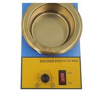 Pentola per saldatura, Forno Di Fusione Dello Stagno Della Piccola Lega Del Crogiolo Vaschetta Saldatura Regolabile Con Temperatura 150W 300W Per,per saldatura e brasatura(250W)