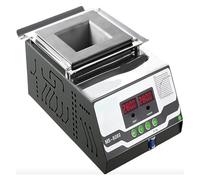 Pentola per saldatura, Piatto Saldante MS-8080 Display Digitale 400W Stagno Fuso 2.1KG Temperatura Regolabile Forno Di Fusione Quadrato Senza Piombo-Senza Piombo,per saldatura e brasatura