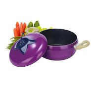 Pentola per salsa con coperchio, per cuocere frutta e verdura, padella con coperchio, per piano cottura a induzione, latte, zuppa, spaghetti, friggere e cuocere a fuoco lento