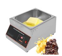 Pentola per sciogliere il cioccolato elettrica da 500 W, termostato in acciaio inossidabile da 12 litri con controllo digitale, intervallo di temperatura 32-203 ° F, per cioccolato, formaggio fuso