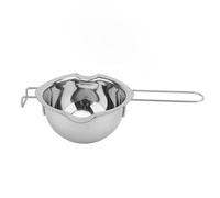 Pentola per sciogliere il cioccolato in acciaio inossidabile 304 Doppi beccucci Manico resistente al calore 500 ml Fusione per piccoli lotti per cioccolato Burro Formaggio