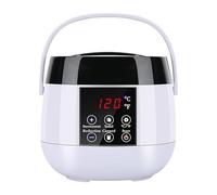 Pentola Per Sciogliere La Cera Di Candela,scaldacera Con Display A Led Intelligente, Kit Per Realizzare Candele Fai Da Te Con Vaso Interno Da 16 Once/500 Ml, Temperatura Massima 120 ℃/248 ℉ white