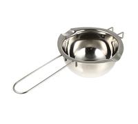 Pentola per Sciogliere Sapone in Acciaio Inox Argento Manico