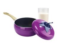 Pentola Per Sugo Con Coperchio Pratico Design Multiuso A Forma Di Frutta | Pentola E Padella Adatte All'Induzione Per Cucina Domestica, Ristorante, Pasta, Zuppa, Spaghetti, Brodi E Ri