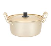 Pentola Per Zuppa Con Coperchio in Alluminio Di Noodles Istantanei