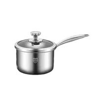 Pentola Per Zuppa Pentola for zuppa in acciaio inossidabile 316 con vaporiera for la cottura degli alimenti e la bollitura del latte e la pentola for brodo(20CM 1.5L)