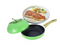 Pentola Piccola - Casseruola per Verdure e Frutta a Cottura Lenta - Casseruola per Stufati con Coperchio,Per Piano Di Cottura A Induzione, Latte, Zuppa, Spaghetti, Frittura, Sobollimento, Cuci