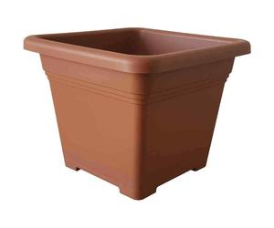 Pentola Quadro 48x48x38, 2cm Terracotta Quadrata Vaso Piante Bodenlöcher