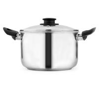 Pentola Royal Norfolk acciaio inox, coperchio In vetro, 20 cm