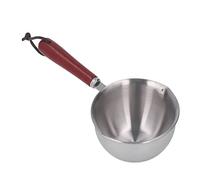 Pentola scalda burro, pentola scalda latte in acciaio inossidabile piccola con 2 beccucci per riscaldare il latte che scioglie il burro e il cioccolato (200 ml)