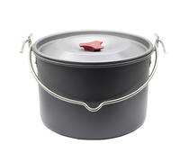 Pentola sospesa for esterni da 4 litri: pentole for 4-6 persone, ideale for campeggio, picnic e pesca